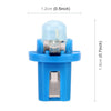 10 PCS 0.4W B8.5 Wedge Instrument Panel COB LED Light Dashboard Gauge Cluster Indicator Lamp Bulb (Blue Light)