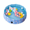 80 x 20cm Children Foldable No Need Inflate Bathing Tub Playing House Game Sand Ball Pool(Beige)