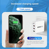 WLX-A6 4 Ports Quick Charging USB Travel Charger Power Adapter, US Plug