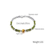 OPK GS1561 Bamboo Splicing Stainless Steel Bracelet Accessories