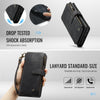 For Samsung Galaxy A56 CaseMe C30 Card Slots Zipper Wallet Leather Phone Case(Black)