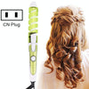 Hair Styling Tool Hair Curler Roller Spiral Curling Iron(Green)