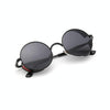 Retro Carved Round Sunglasses