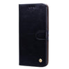 Business Style Oil Wax Texture Horizontal Flip Leather Case for Xiaomi Mi 8, with Holder & Card Slots & Wallet (Black)