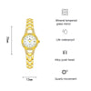 BS Bee Sister FA1679  Ladies Diamond Chain Watch Cute Small Round Watch With Calendar(Gold)