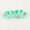20pcs / Pack Girls Kids Rubber Bands Ponytail Holder Elastic Hair Bands(Green)