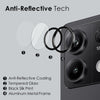 For Xiaomi Redmi Note 13 5G NORTHJO Camera LensCD Vein Metal Ring Tempered Glass Film(Black)
