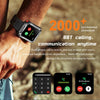 OVISEN T93 1.96 inch IPS Screen 2 in 1 Bluetooth Headset Smart Watch, Supports Blood Oxygen Monitoring/Bluetooth Music(Black)