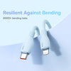 Baseus Pudding Series 20W Type-C to 8 Pin Fast Charging Data Cable, Length:2m(Blue)