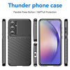 For Samsung Galaxy A55 Thunderbolt Shockproof TPU Phone Case(Black)