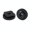 2 PCS Aluminum Hot Shoe Single Nut Screw 5/8 Male to M6 Female Adapter