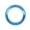 Aluminium Alloy Steering Wheel Decoration Ring Cover Sticker for BMW(Blue)