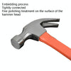Plastic-Coated Handle Claw Hammer Hardware Tools, Model: Hammerhead 250g