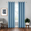 High-precision Curtain Shade Cloth Insulation Solid Curtain, Size: 42x63 Inch107x160CM( Blue)