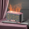 350ml Simulated Flame Aromatherapy Humidifier With Timing Function(Rose Gold)