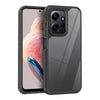 For Redmi Note 12 5G Global Acrylic+TPU Transparent Shockproof Phone Case(Black)