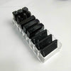 Acrylic Lipstick Shelf Powder Storage Box Transparent Eyeshadow Makeup Shelf Makeup Box(Transparent)