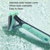 Pet Self-Cleaning Slicker Brush, Blue - Cat & Dog