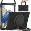 For Samsung Galaxy Tab A8 10.5 2021 Silicone + PC Tablet Case(Black + Black)