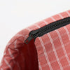 Pink Plaid Pet Carrier Bag - Breathable, Large (Dogs & Cats)