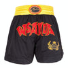 ZhuoAo Muay Thai/Boxing/Sanshou/Fighting Shorts for Men and Women, Size:XXXL(Quick Dry Sanda Black)