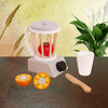 Children Simulation Kitchen Set Baby Wooden Food Cutting Pretend Play Toy Juicer