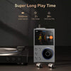 2.4 inch HIFI Bluetooth Music Player DSD256 Mastering Sound Quality Walkman, Memory: 16GB+8GB(Gray)