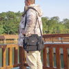 CADEN Waterproof Micro SLR Camera Bag Shoulder Digital Backpack, 35 x 17 x 25cm (Army Green)