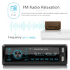 A2818 Car Bluetooth Speakerphone Car MP3 Player Function Touch Double U Disk Colorful Lights Radio, Specification: Standard+8G Memory Card