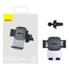 Baseus SUYK000101 Easy to Control Clamping Car Phone Holder Outlet Version(Dark Sky Black)