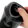 Car Mini Trash Can Multifunctional Interior Storage Box(Black)