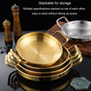 Thickened Stainless Steel Double Ears Pan Seafood Rice Pan Fried Chicken Tray, Size: 30cm Golden