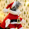 Christmas Fleece Dog Suit, Size S - Warm & Festive