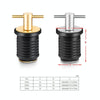 Marine Motorboat Deck Cross Drain Plug Screw, Size: Stainless Steel For 25mm