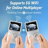 ANBERNIC RG35XXSP 3.5'' IPS Screen Flip Handheld Console Linux System WIFI Retro Video Game Player  64G(Silver)