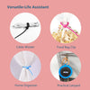 100pcs /Pack Silicone Ties Multi-Use Food Bag Clip Data Cable Winder Organizer 15cm(Black)