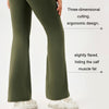 High-waisted Hip-lifting Elastic Quick-drying Yoga Sports Flared Pants, Size: XXL()