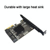 PCIE  4X To 6 Port  SATA 3.0 Adapter Expansion Card ASMedia ASM1166 Converter