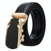 Dandali Casual Men Automatic Buckle Belt Business Soft Leather Pants Band, Length (cm): 125cm(ZD-37)
