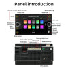 A3121 Android 12 GPS Navigation Car Multimedia Player, 1GB+32GB, Support iOS CarPlay / Android Auto / Mirrorlink / WiFi(Black)