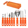 10-in-1 A Halloween Pumpkin Carving Set DIY Halloween Decoration With Carry Bag