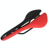 TOSEEK Mountain Bike Saddle Road Bicycle Seat Accessories, Color: Black Red