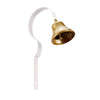 Retro Metal Wall Bell, White, 40mm, Doorbell, Dog Training, Home Decor