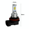 2 PCS H8/H11 72W 1000LM 6000-6500K Super Bright White Light Car Fog LED Bulbs, DC 12-24V(White Light)