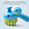 Pet Shower Brush with Non-Slip Handle (White)