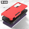 For Samsung Galaxy S24 FE 5G 2 in 1 PC + TPU Phone Case(Red)