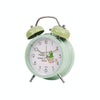 Student Cute Style Bell Alarm Clock Bedside Mute Clock With Light Specification Y33 3 Inch (Green)