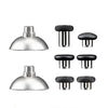 For PS4 Joystick 8pcs /Set Gamepad Metal Buttons Mushroom Head Magnetic Base Cross Keys Accessory Set