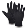 Outdoor Bicycle Riding Fishing Gloves Thin Breathable Anti-UV Sports Ice Silk Gloves, Style: Men Full Finger Black