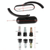 BSDDP Motorcycle Retro Convex Reflective Rearview Mirror(Black)